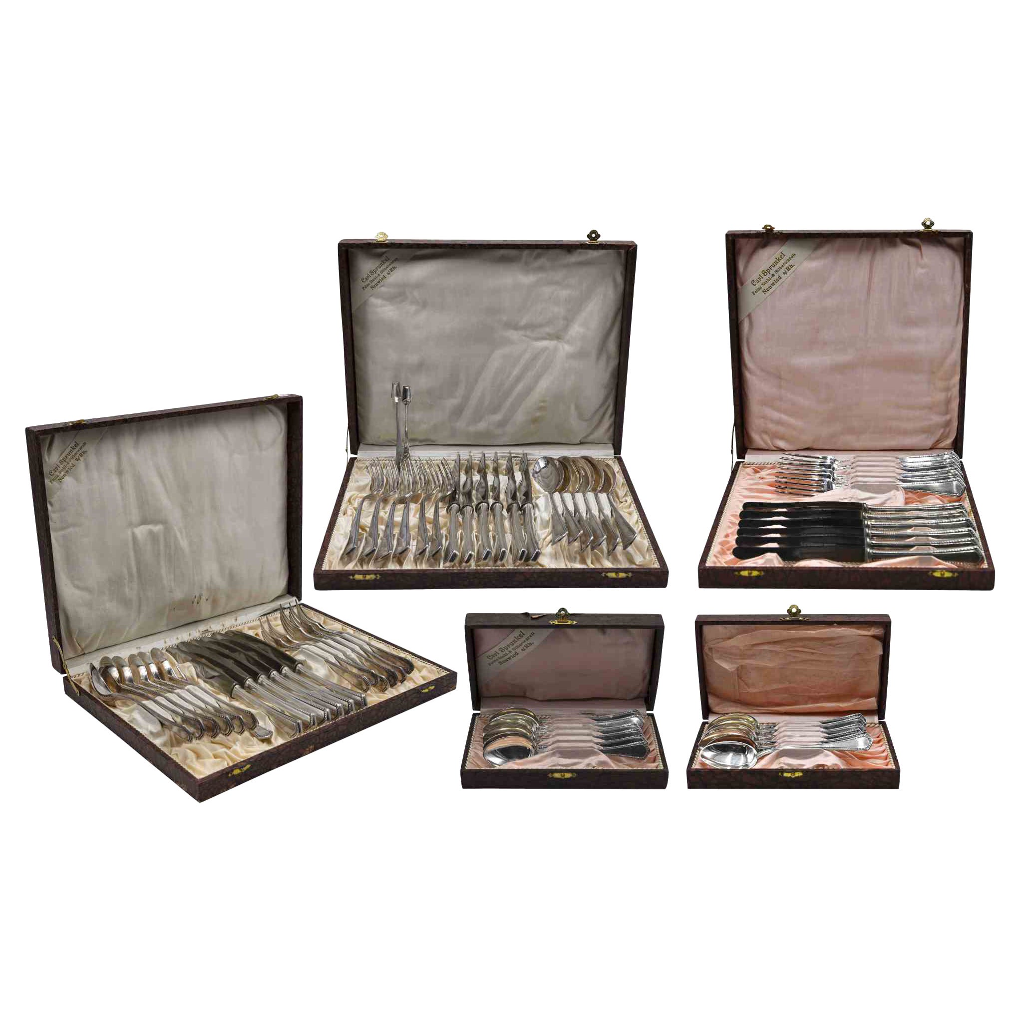 Set di posate vintage, metà del XX secolo