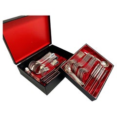 Antique Cutlery Set Solingen In Original Case Set 60 Germany 1950s