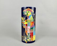 Vintage Cylinder Vase 1001 Nacht Björn Wiinblad Rosenthal Studio Line