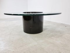 Vintage Cylindrical Coffee Table, 1980s