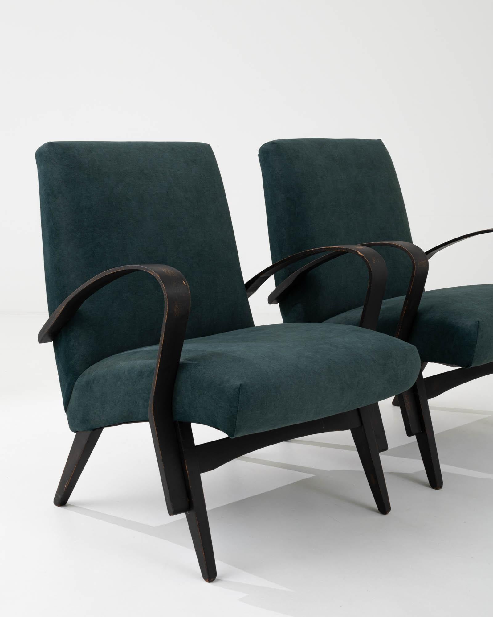 Vintage Czech Armchairs by Tatra, A Pair For Sale 2