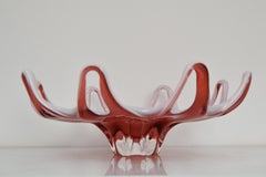 Vintage Czech Bohemian Crystal Bowl/Egermann, Czechoslovakia, 1970's