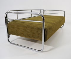 Vintage Czech Chrome Sofa by Robert Slezák for Slezák, 1930s