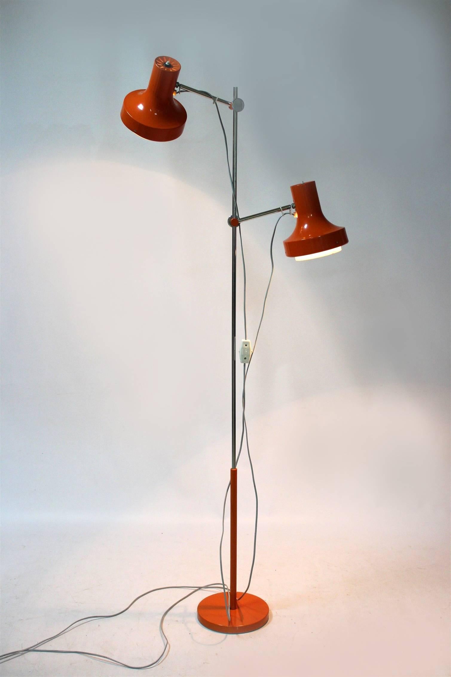 Lampadaire tchèque vintage de Napako, 1970 4