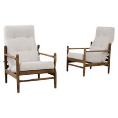 Vintage Czech Reclining Armchairs, a Pair