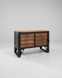 Vintage Czech Industrial Workbench