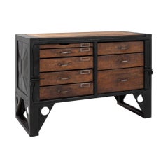 Vintage Czech Industrial Workbench