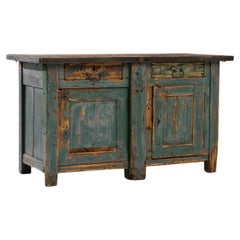 Antique Czech Patinated Work Table