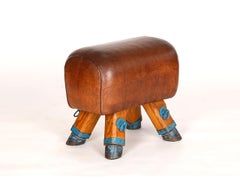 Vintage Czech Turnbock Gym Stool Bench, 1930s