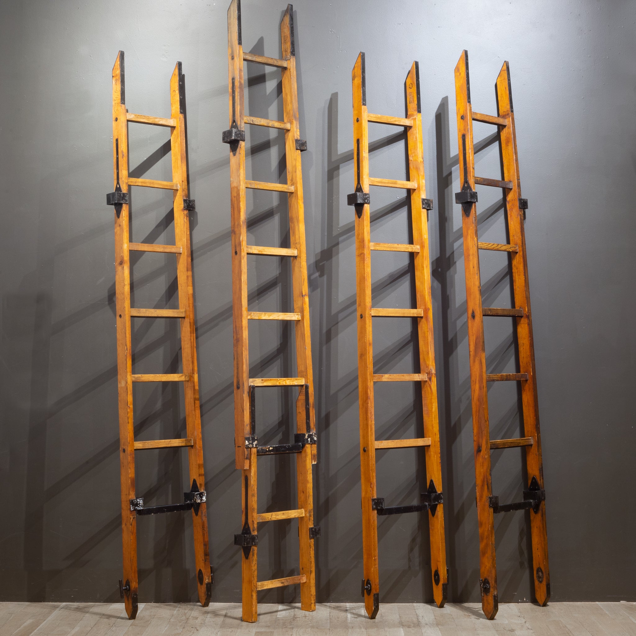 Vintage Czechoslovakian Fire Truck Ladders c.1970