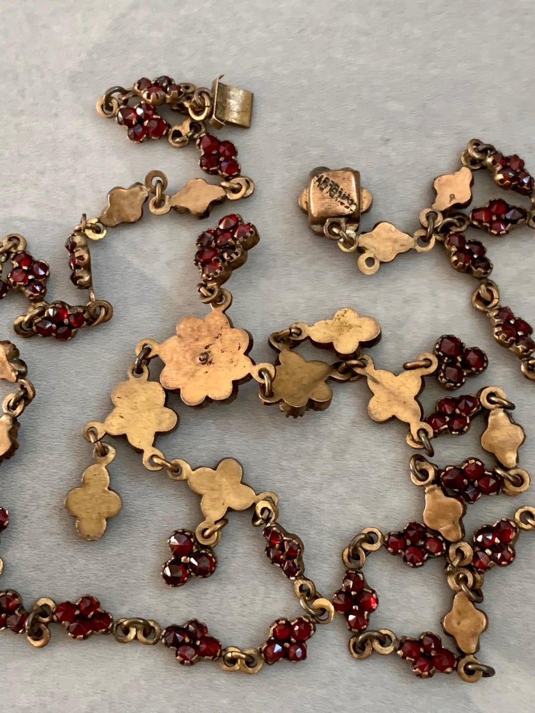 Vintage Czechoslovakian Long Gold Washed Gold