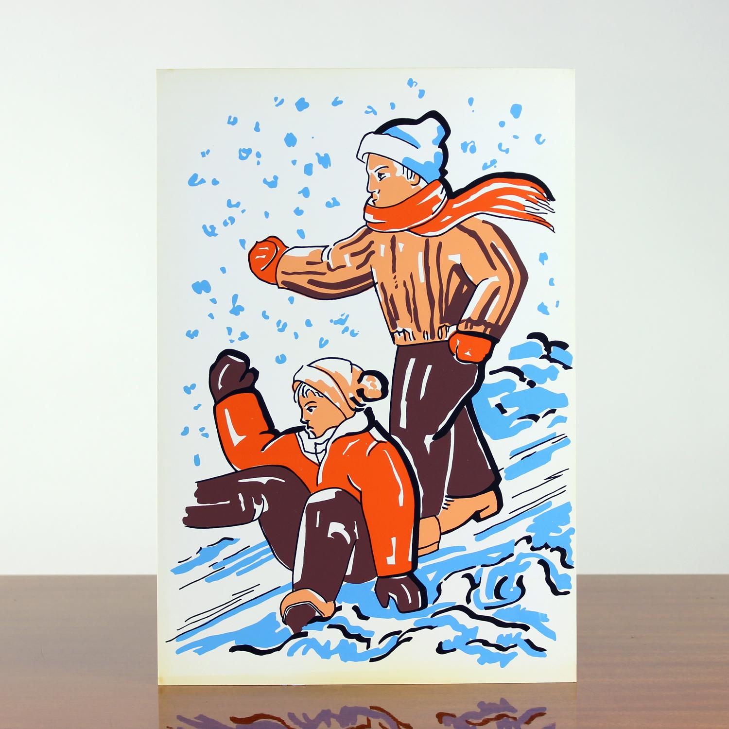 Vintage tschechoslowakischen Pop-Art-Stil Wandplatte (1960er Jahre) (Moderne der Mitte des Jahrhunderts) im Angebot