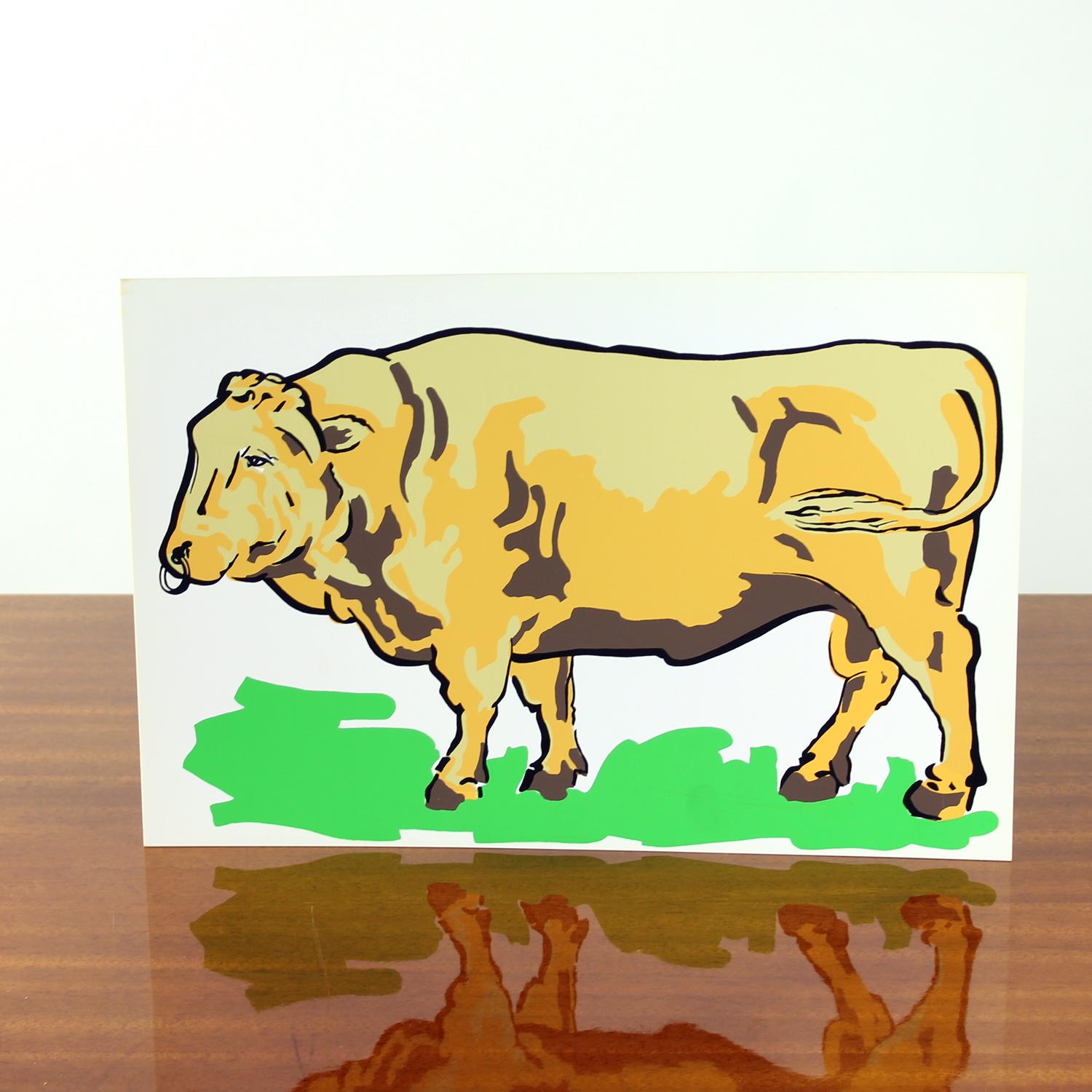 Vintage tschechoslowakischen Pop-Art-Stil Wandplatte (1960er Jahre) (Moderne der Mitte des Jahrhunderts) im Angebot