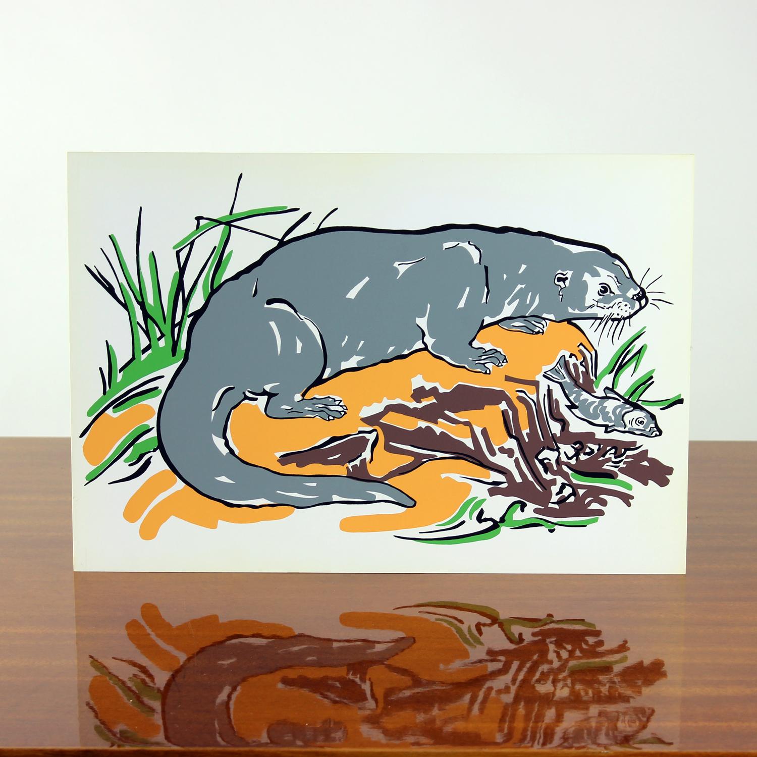 Vintage tschechoslowakischen Pop-Art-Stil Wandplatte (1960er Jahre) (Moderne der Mitte des Jahrhunderts) im Angebot