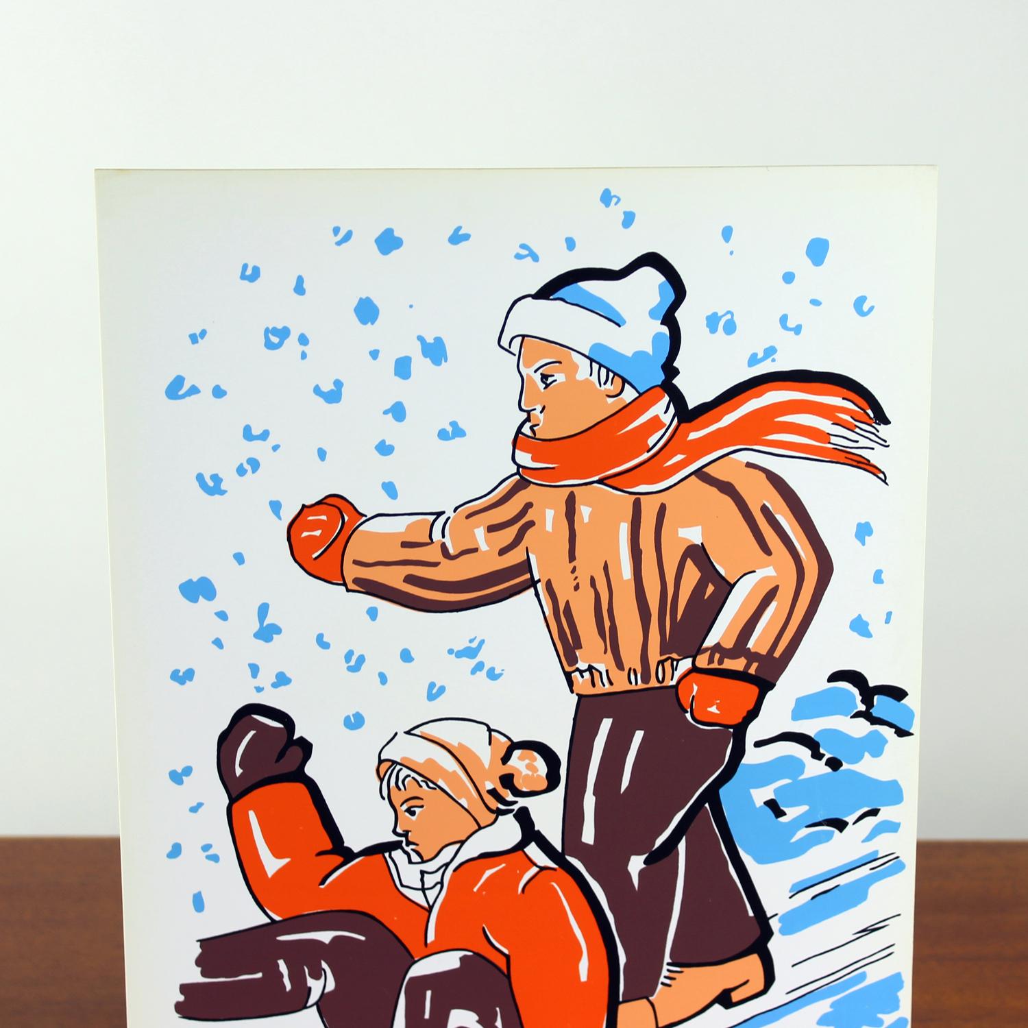 Vintage tschechoslowakischen Pop-Art-Stil Wandplatte (1960er Jahre) im Zustand „Hervorragend“ im Angebot in Zohor, SK