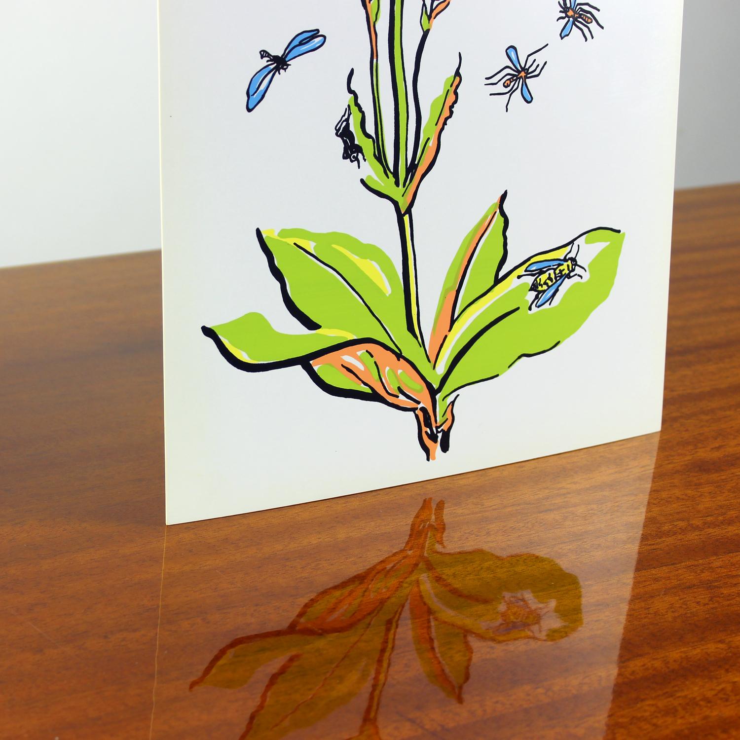 Vintage tschechoslowakischen Pop-Art-Stil Wandplatte (1960er Jahre) im Zustand „Hervorragend“ im Angebot in Zohor, SK