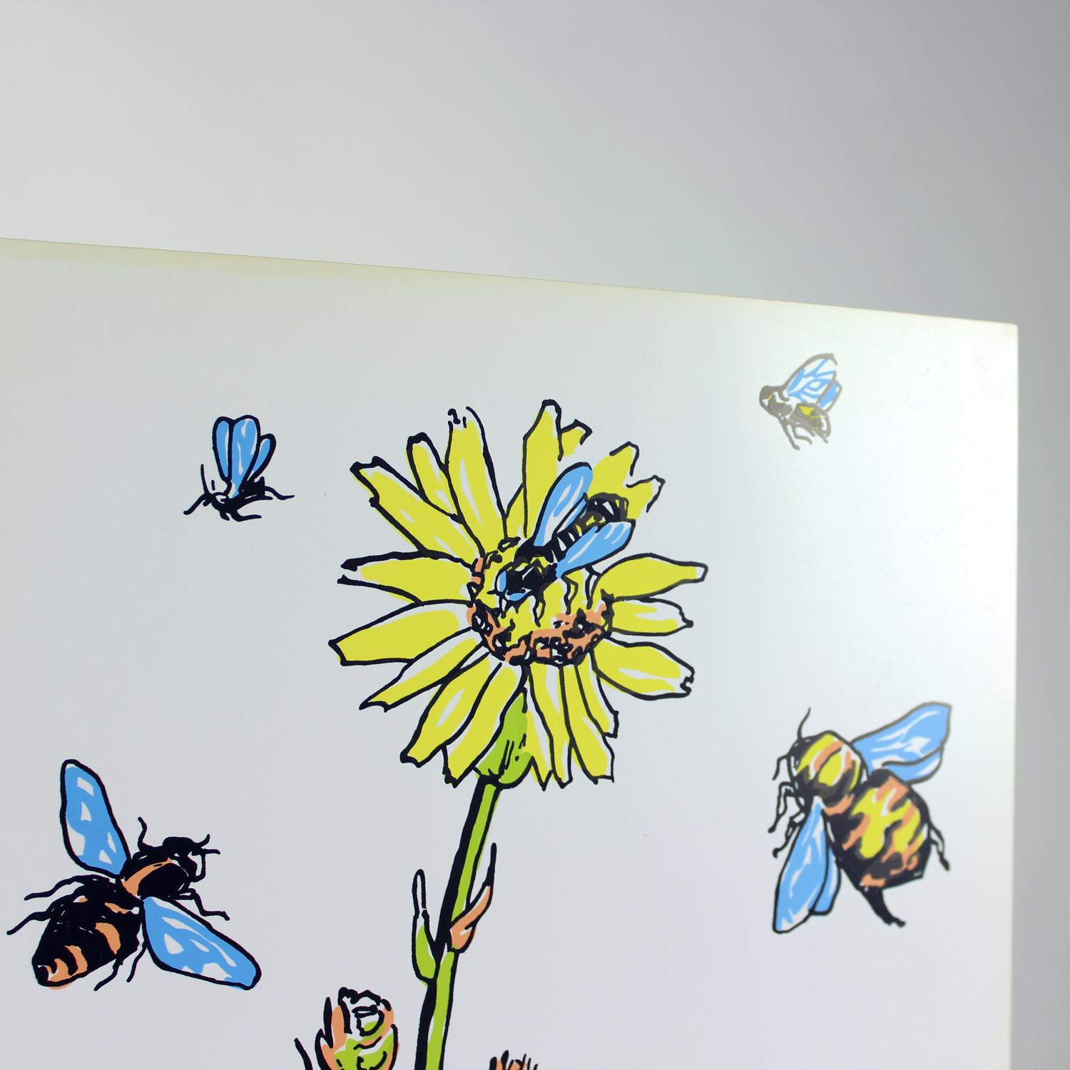 Vintage tschechoslowakischen Pop-Art-Stil Wandplatte (1960er Jahre) (Mitte des 20. Jahrhunderts) im Angebot