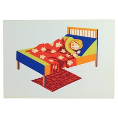 Vintage Czechoslovakian Pop Art Style Wall Panel (1960s)