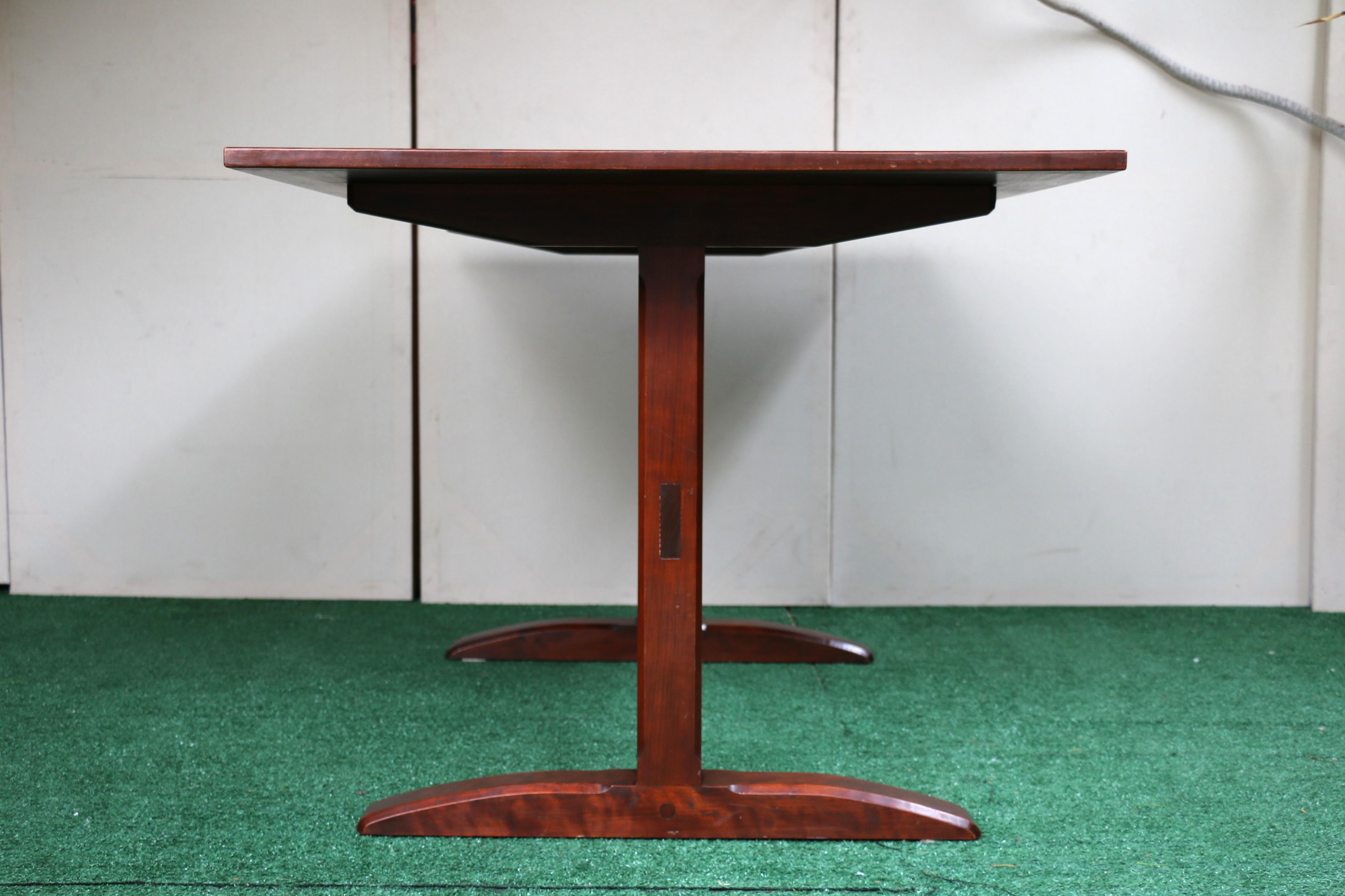 Vintage D R Dimes Cherry Dining Table In Good Condition For Sale In North Hollywood, CA