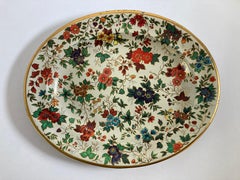 Vintage "Daher Decorated Ware" Tin Tray Platter