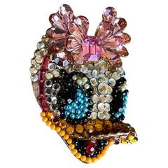 Vintage Daisy Duck Brooch by Wendy Gell