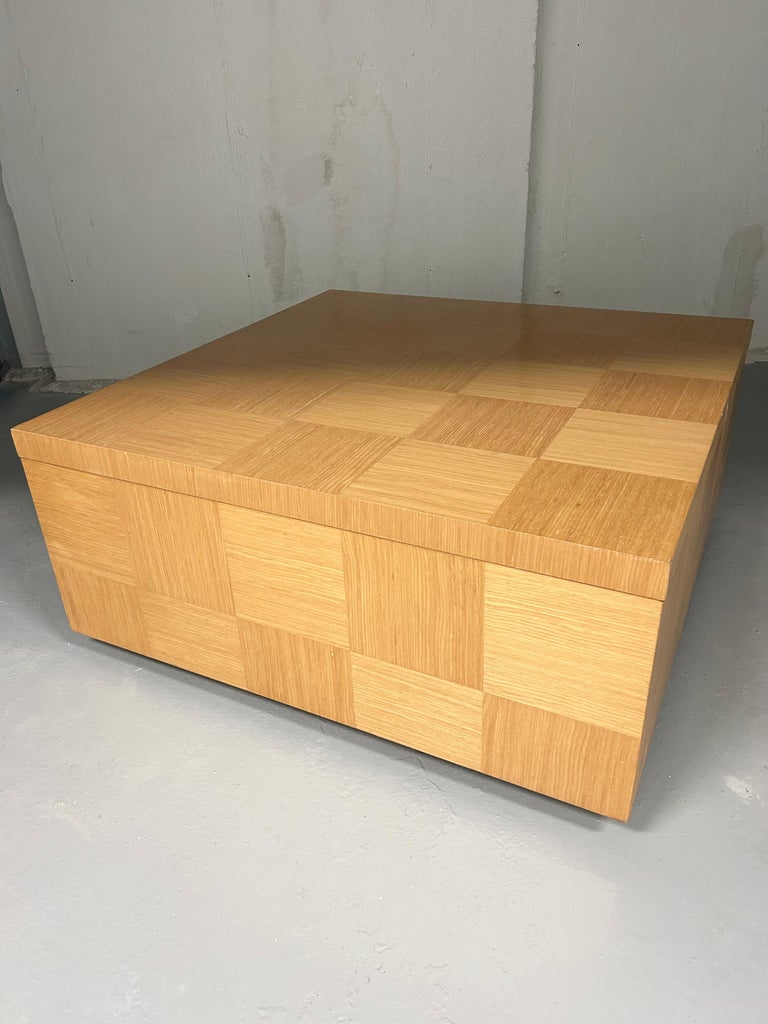 Vintage Dakota Jackson Checkered Coffee Table For Sale at 1stDibs