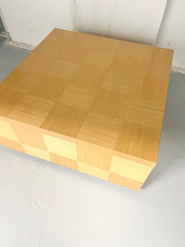 Vintage Dakota Jackson Checkered Coffee Table For Sale at 1stDibs