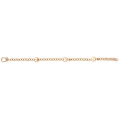 Vintage Damiani Diamond Set Chain Bracelet in Rose Gold