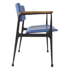 Sessel mit drehbarer Rückenlehne aus Aluminiumguss, Dan Johnson für Shelby Williams, 1960er Jahre