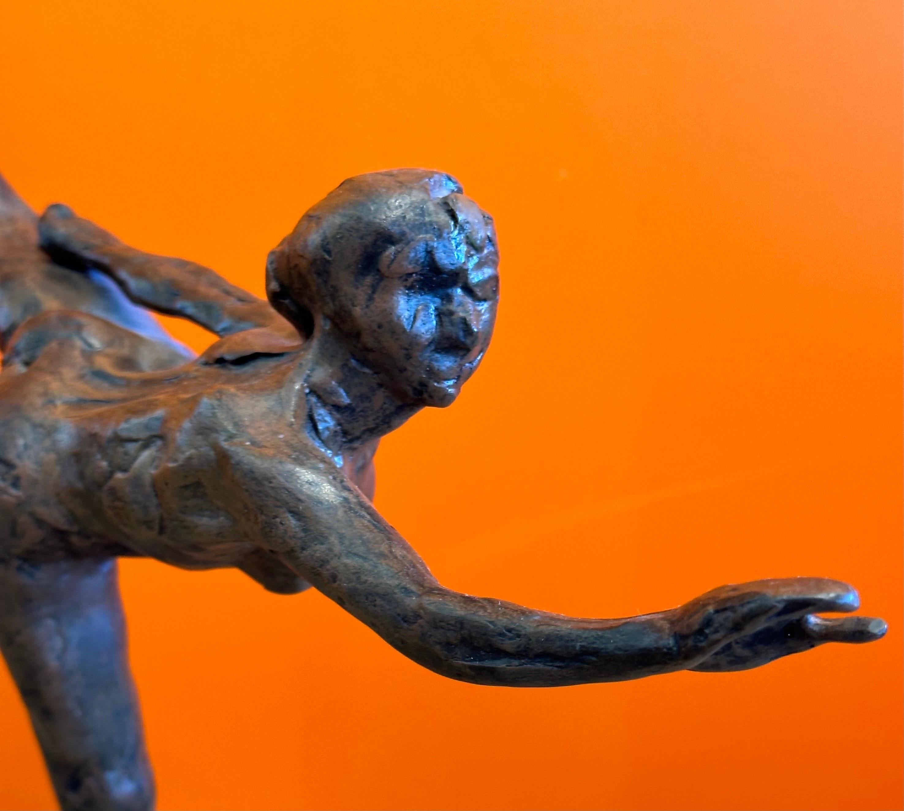 Vintage-Kunstskulptur „Dancer“ aus Harz von Edgar Degas 3