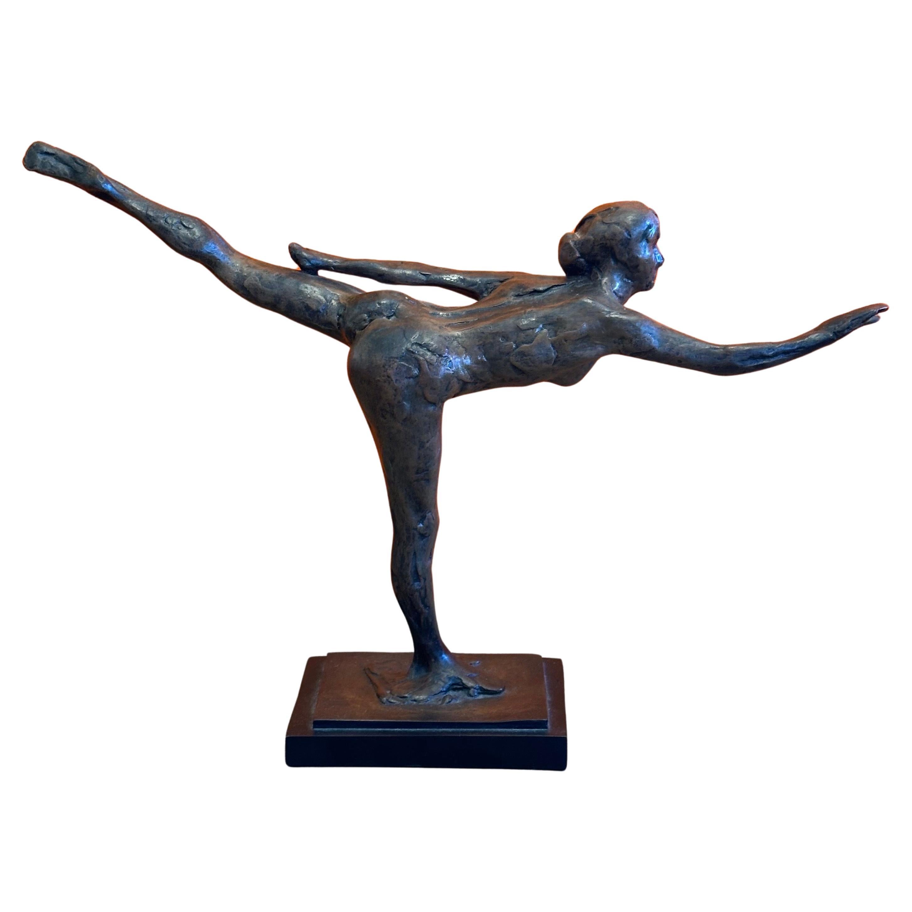 Vintage-Kunstskulptur „Dancer“ aus Harz von Edgar Degas 4