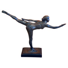 Vintage "Dancer" Resin Sculpture by Edgar Degas