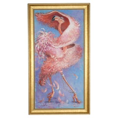 Pintura vintage Flamenco bailarín de Dan Poole