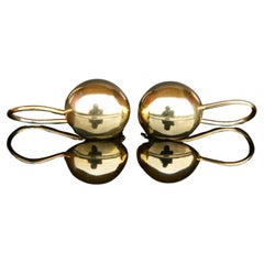 Orecchini pendenti vintage in oro massiccio 14K / 5 gr