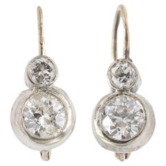 Diamond Dangle Earrings