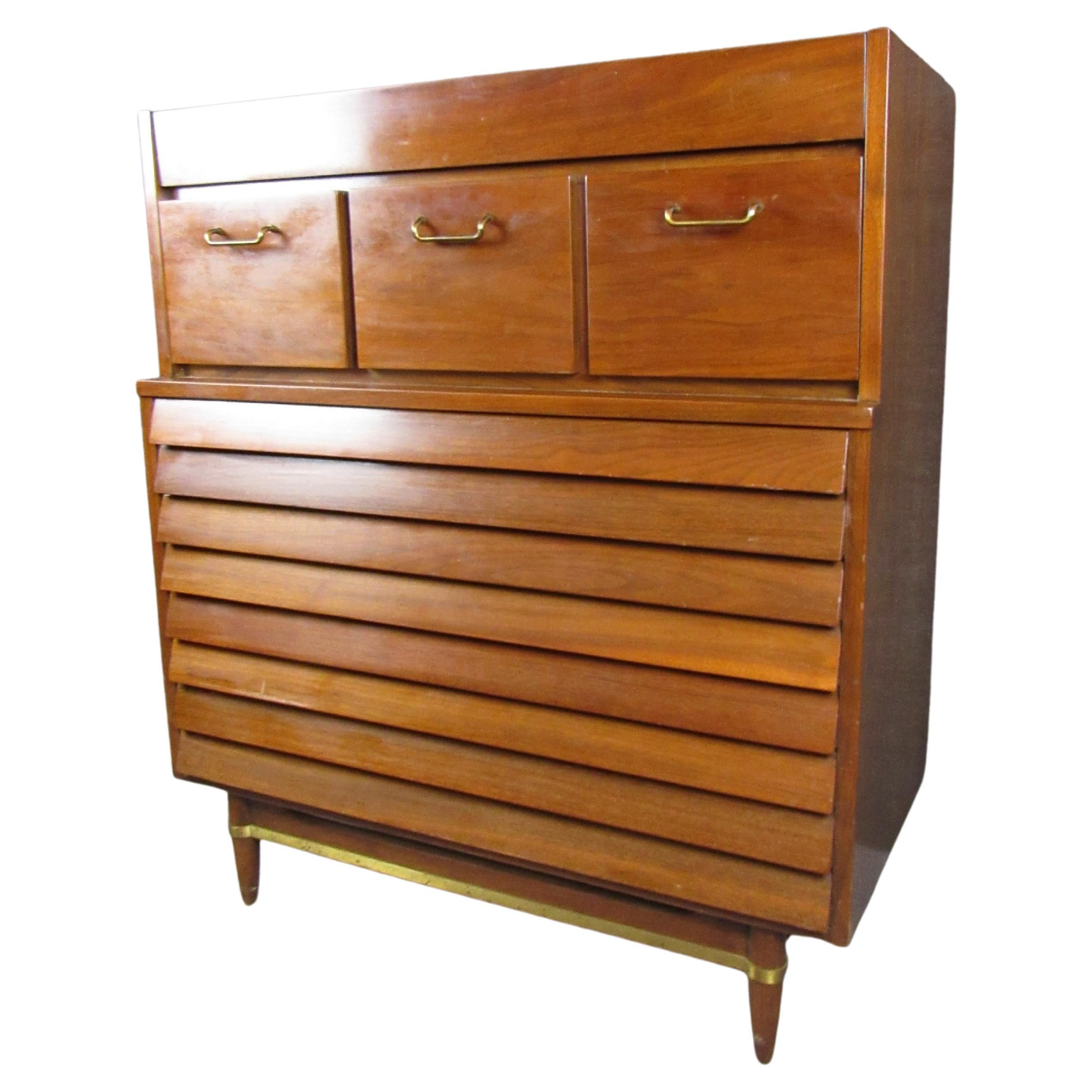 Vintage "Dania" Dresser by Merton Gershun for American of Martinsville