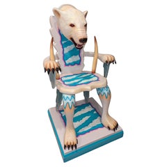 Vintage Daniel Meyer Polar Bear Chair
