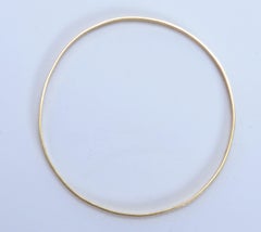 Vintage, Daniel S. Rine Bangle Bracelet 14k Yellow Gold