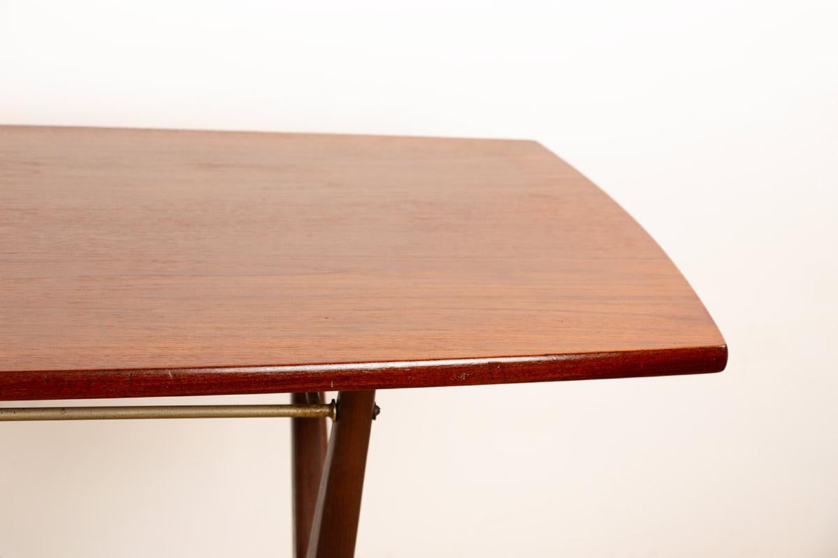 Scandinavian Modern Vintage Danis, dining and coffee, teak table, 1960s. For Sale