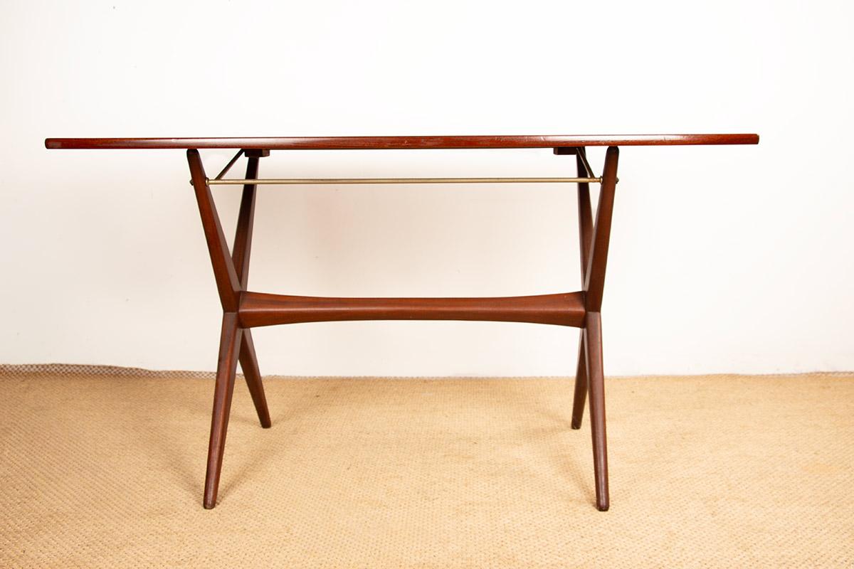 Mid-20th Century Vintage Danis, dining and coffee, teak table, 1960s. For Sale