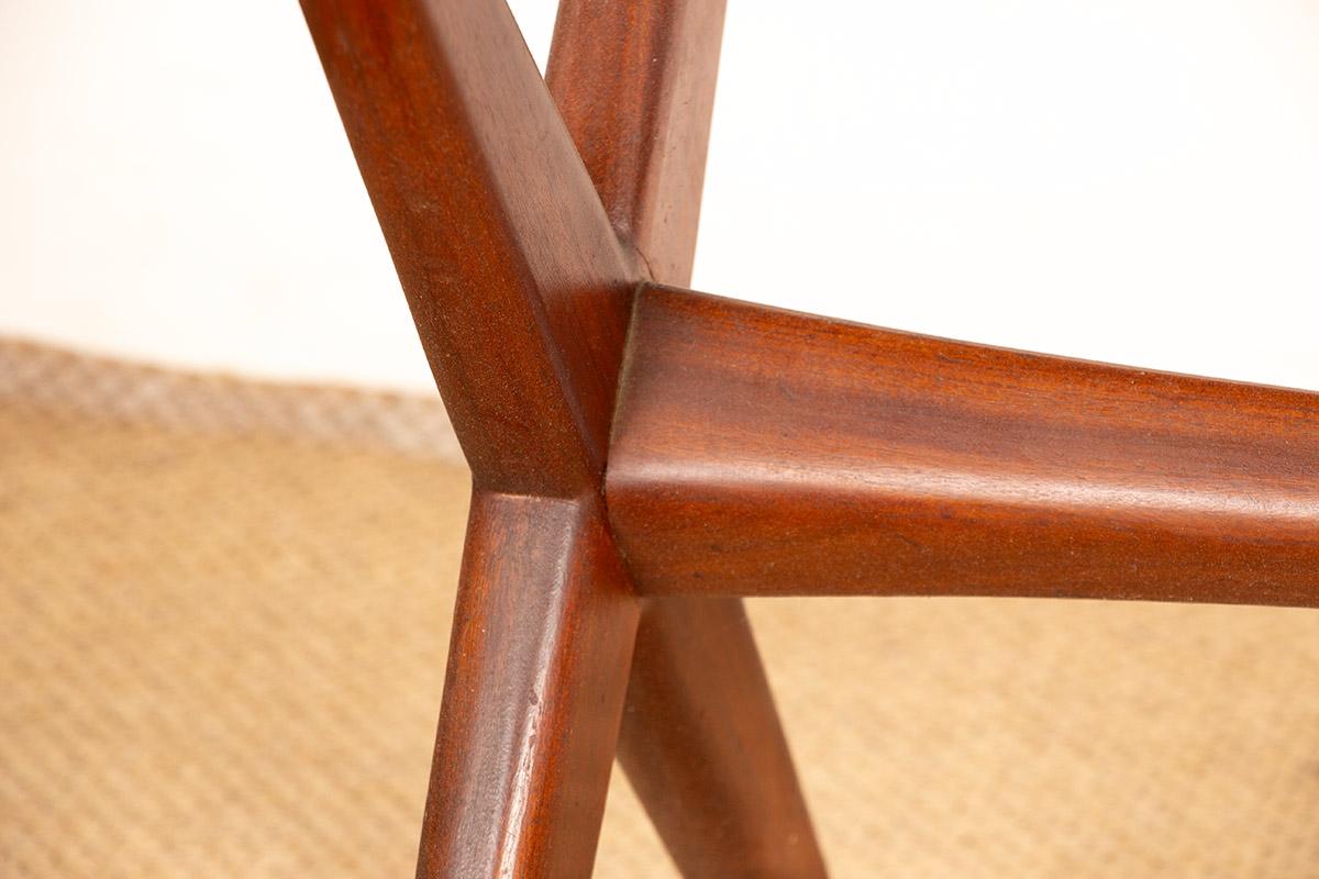Metal Vintage Danis, dining and coffee, teak table, 1960s. For Sale