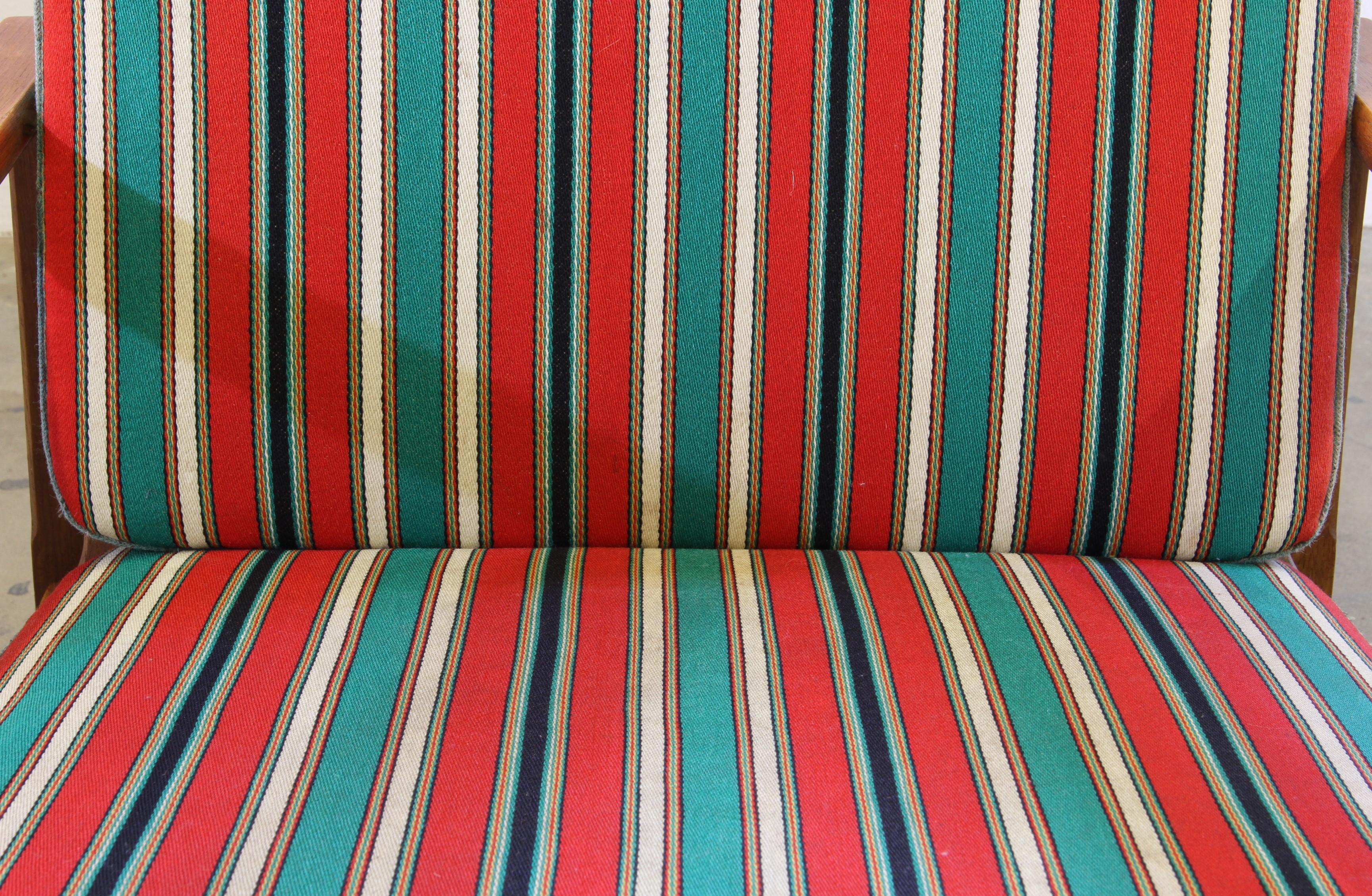 Vintage Danish 1960s Lounge Chairs aus massiver Eiche im Angebot 9