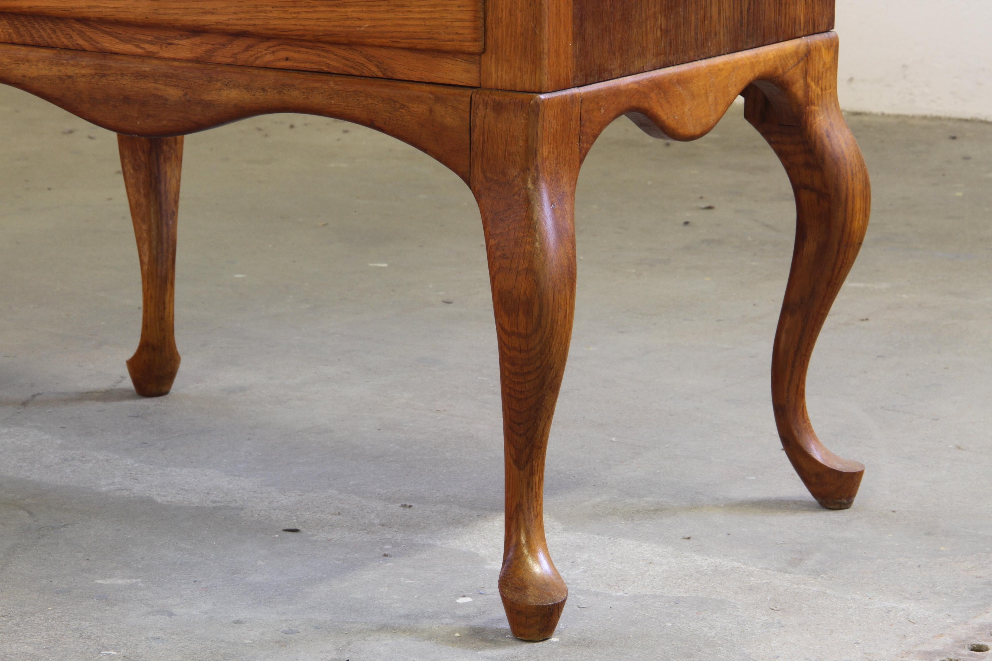 Vintage Danish 1967 4 Schubladen Kommode in Eiche (Dänisch) im Angebot