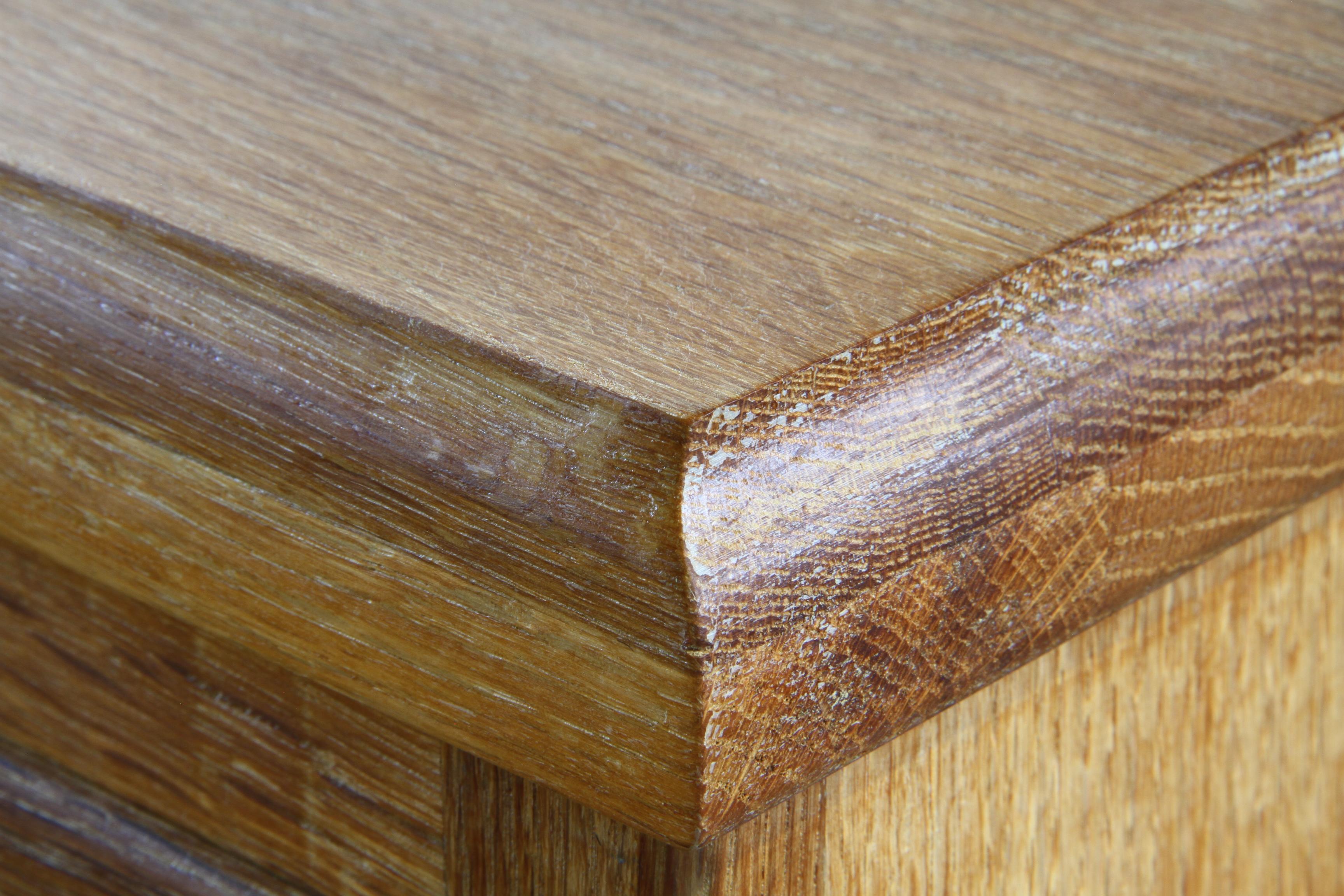 Vintage Danish 1967 Highboy 6 Drawer Dresser in Oak For Sale 6