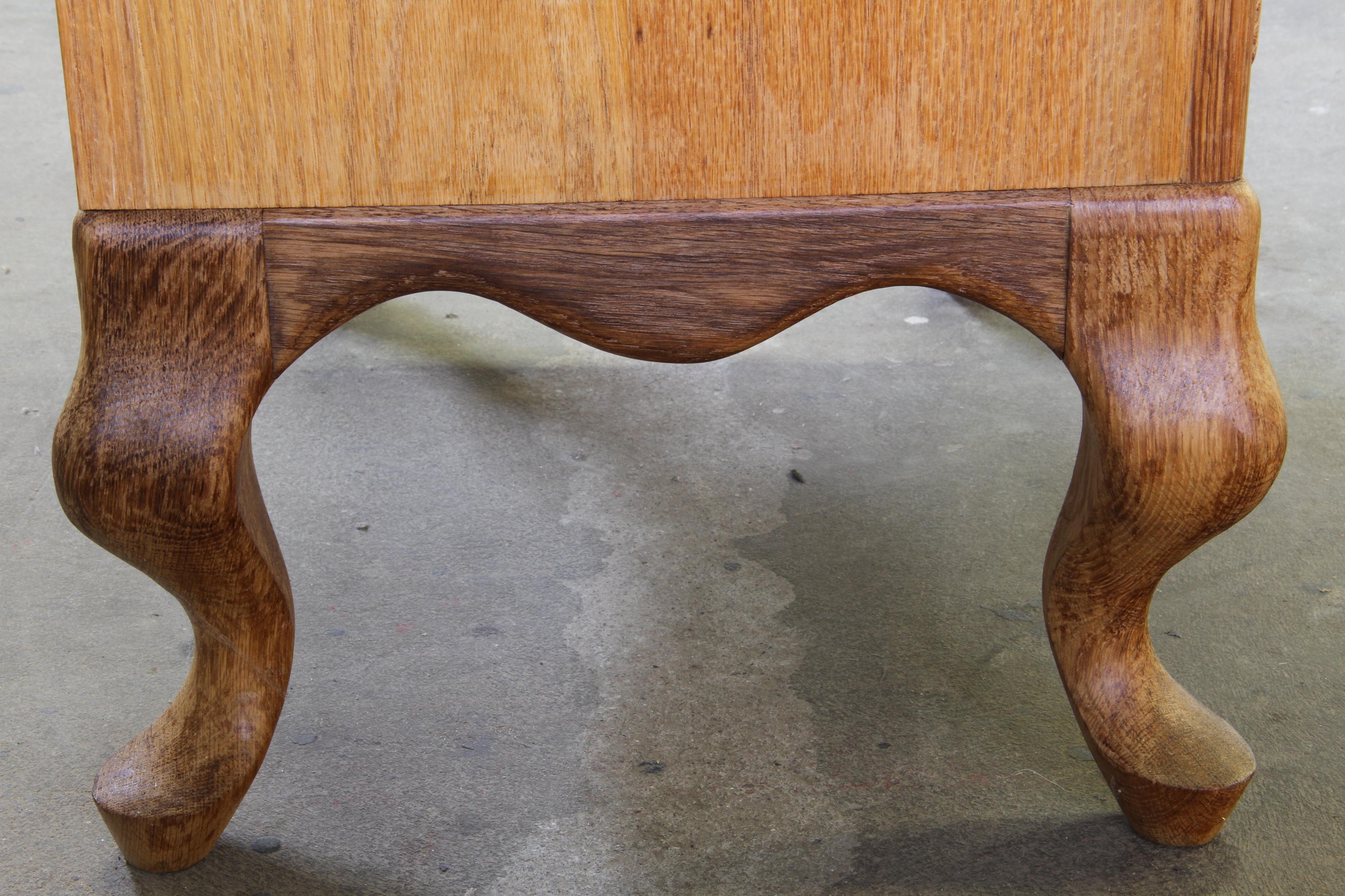 Vintage Danish 1967 Highboy 6 Drawer Dresser in Oak For Sale 2