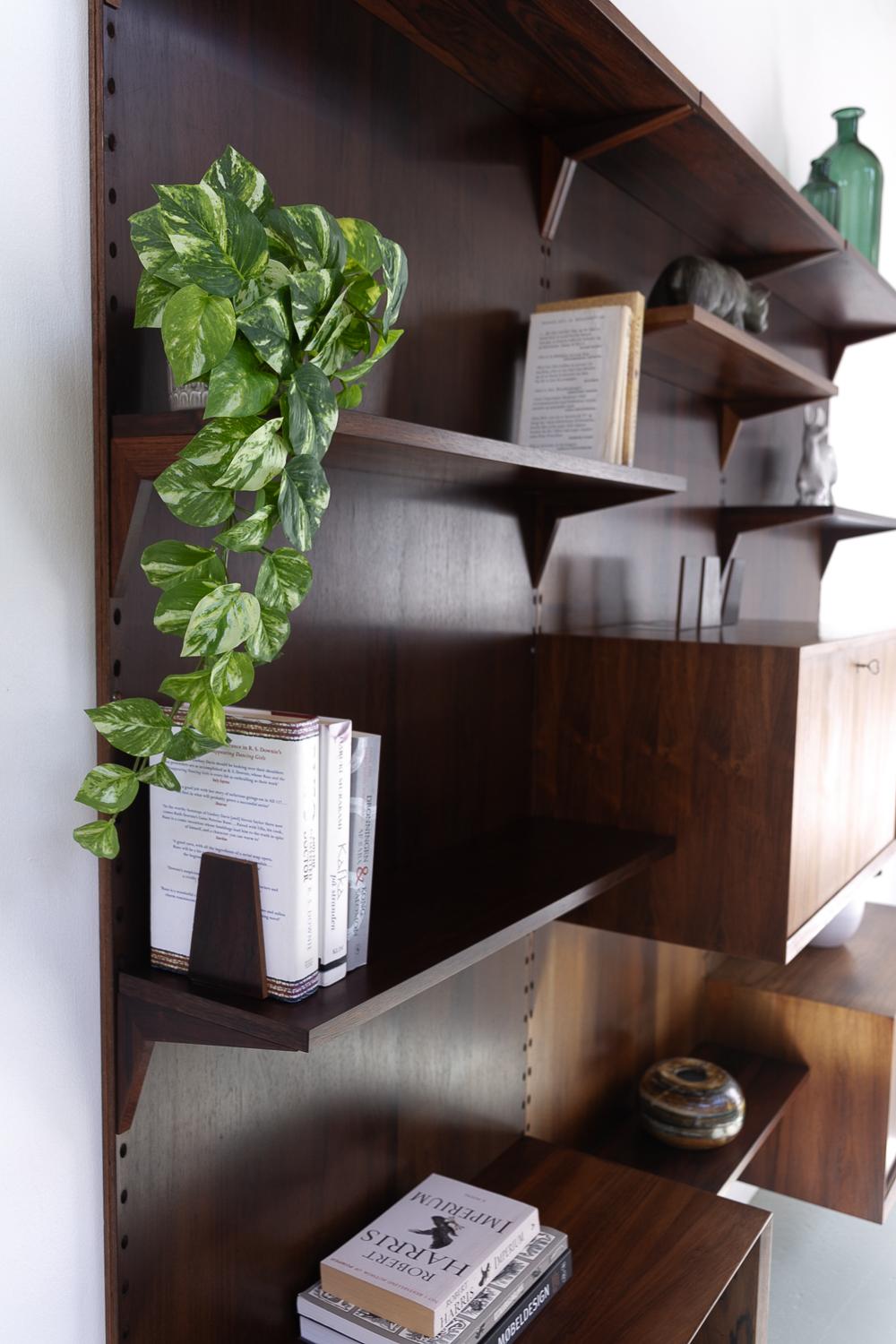 Vintage Danish 3-Bay Rosewood Modular Wall Unit by Poul Cadovius for Cado 1960s. 9