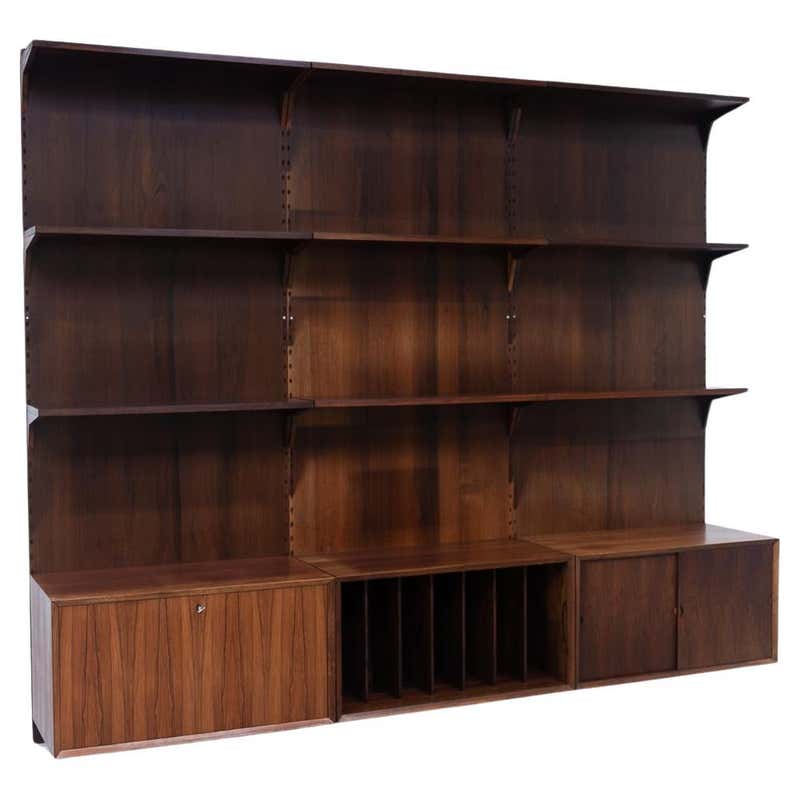 Vintage Danish Teak Modular Wall Unit by HG Furniture, 1960s at 1stDibs ...
