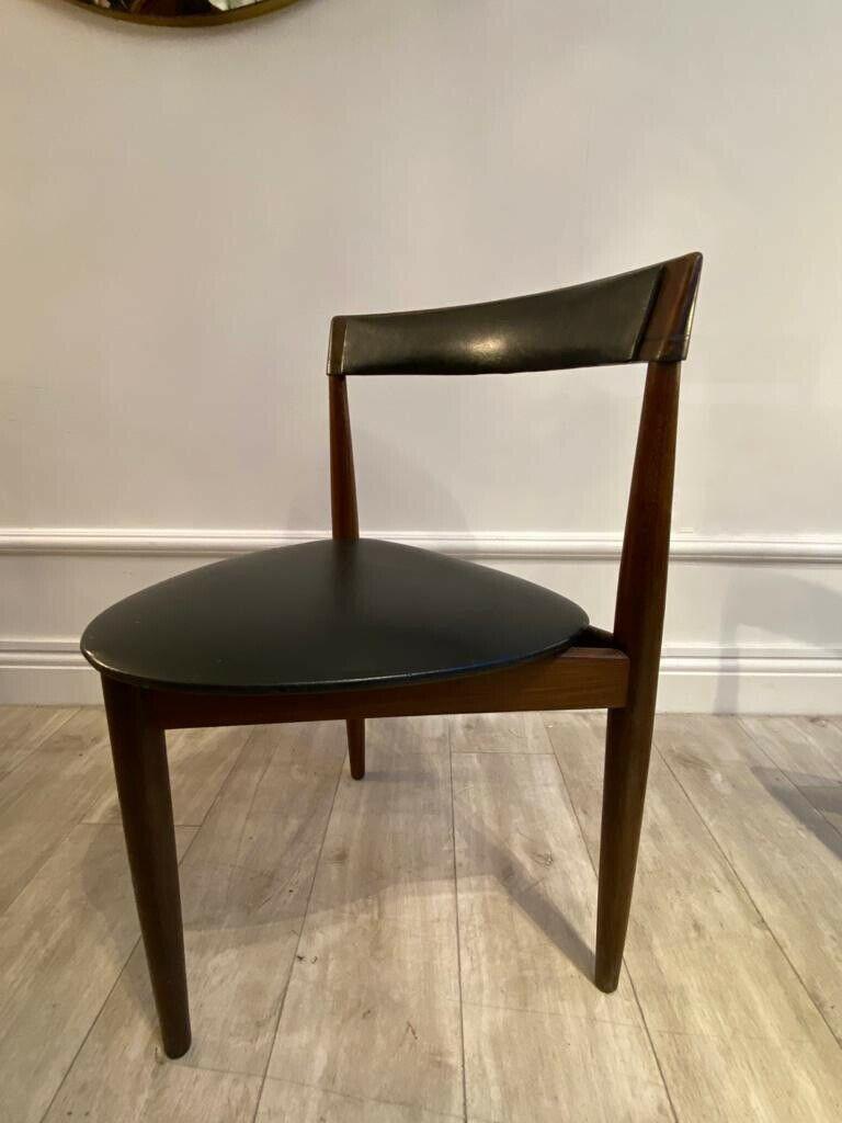 Vintage Danish 4 Chair Dining Set 'Roundette' Hans Olsen for Frem Røjle 1
