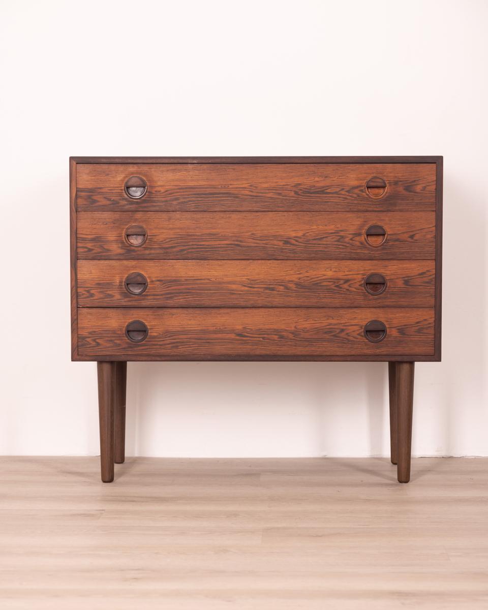 Vintage Danish 60's Teak Wood Drawer Unit Design Hvidt & Mølgaard For Sale 4