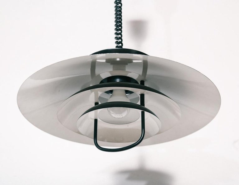 Vintage Danish Adjustable Pull Down Pendant Lamp at 1stDibs pull down